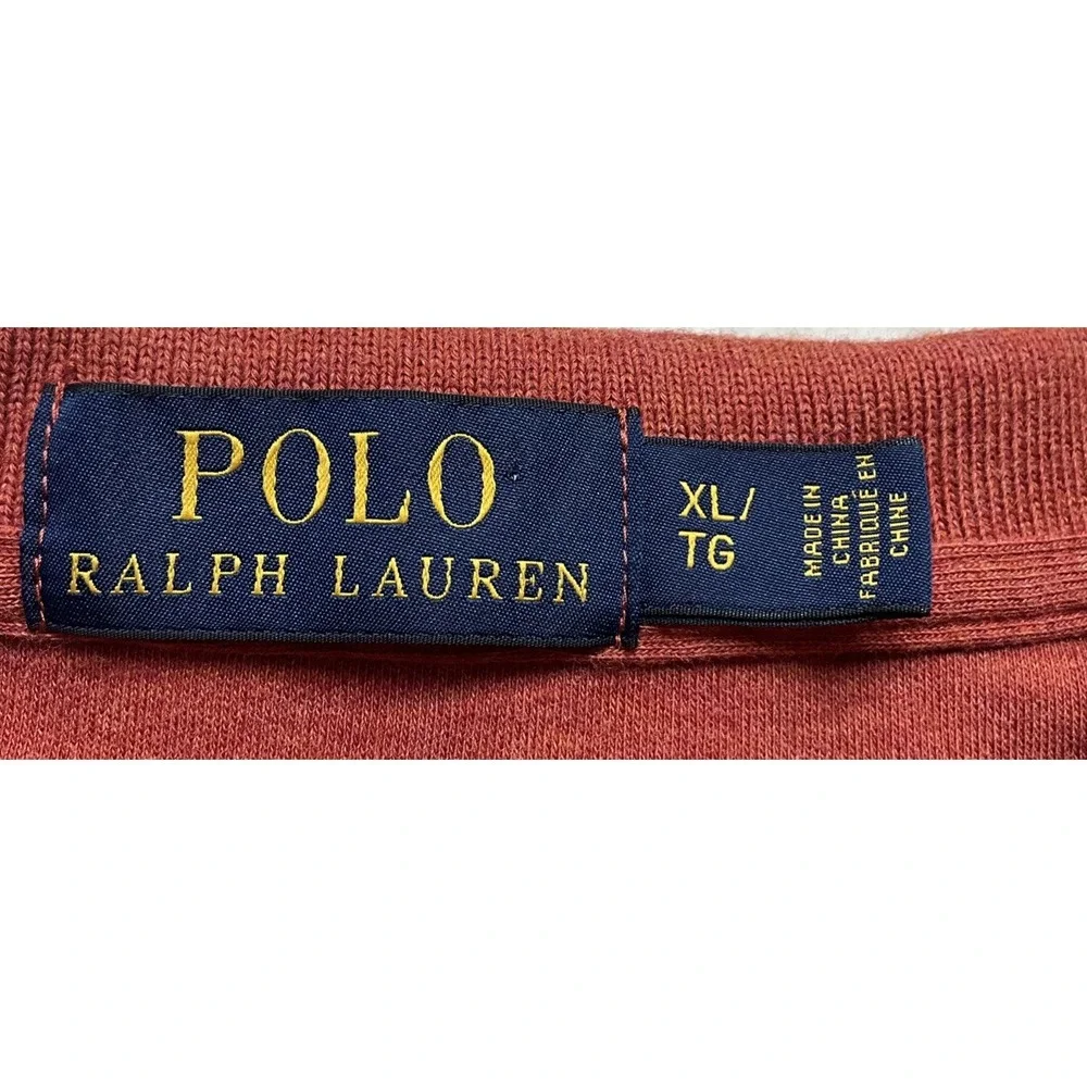 Polo Ralph Lauren Red Polo Shirt Men's Size XL Short Sleeve Cotton Classic Fit